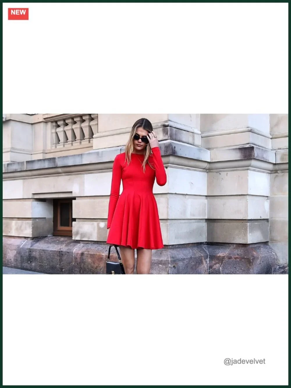 Long Sleeve A-Line Pleated Swing Mini Dress Women High Waist Flowy Party